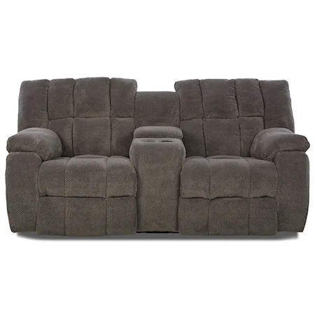 Dozer Reclining Loveseat with Console